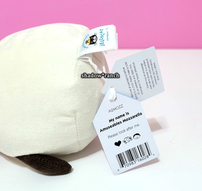 Jellycat AMUSEABLES MOZZARELLA Cheese - Small 5
