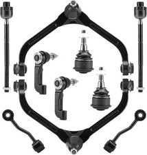 Front Upper Control Arms Kit Fit for 02-04 Jeep Liberty with Ball Joint Sway ...