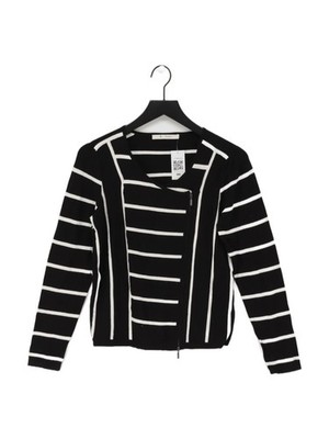 Monari Women's Jumper M Black Striped 100% Other Round Neck Pullover