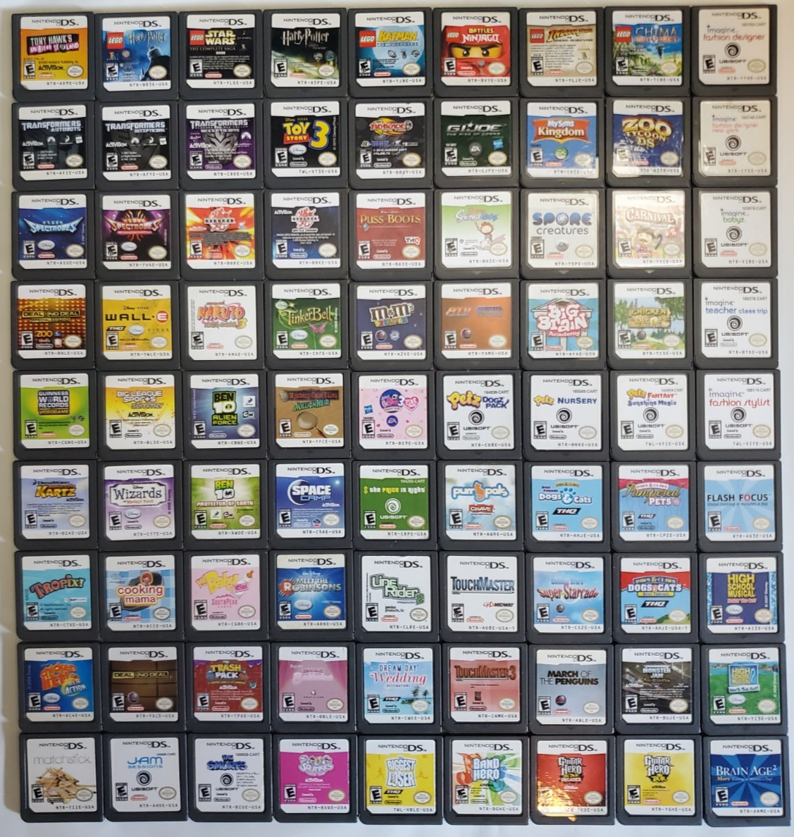 Lot of Nintendo DS Games Pick + Choose -Cartridge ONLY- Tested