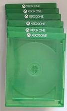 Genuine Xbox One Empty Replacement Game Cases x6 Official Green Cases