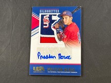 2018 PANINI USA STARS & STRIPES PRESTON HERCE SILHOUETTES LOGO PATCH AUTO 2/3