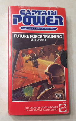 Captain Power and the Soldiers of the Future Force Training VHS Mattel NEW 1987