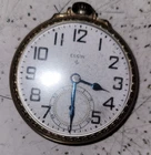 Antique Elgin 616 Open Face Pocket Watch READ Running 16s 17j 1951 10k RGP