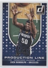 2014-15 Panini Donruss Production Line Rebounds Zach Randolph #9 09wc