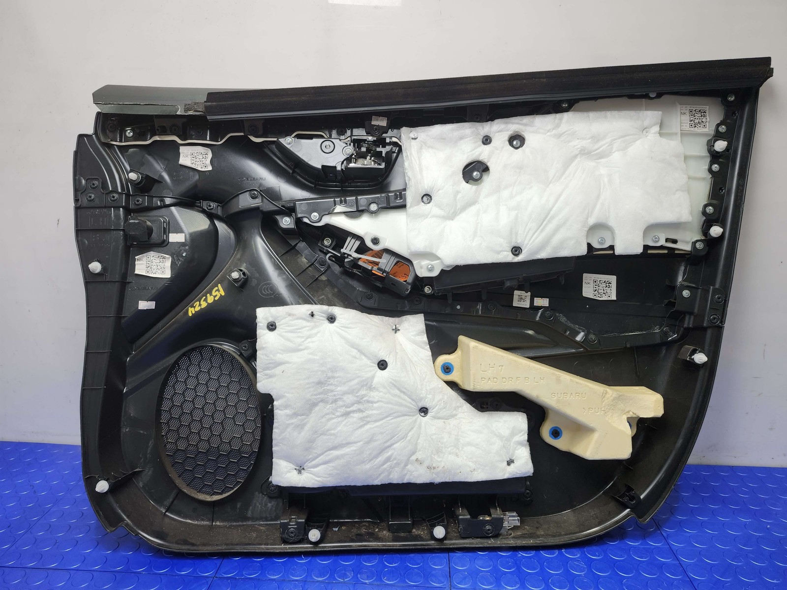 19-24 Subaru Forester Front Door Trim Panel Left Driver Side Black Leather OEM