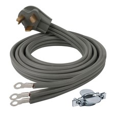 3 Prong Dryer Cord 10 Ft 10/3 SRDT 30 Amp Appliance Power NEMA 1030 Grey