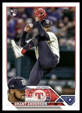 Grant Anderson Rookie 2023 Topps Update Texas Rangers #US141