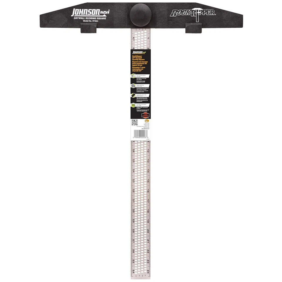 Heavy-Duty 24" Scoring Square with Absolute Precision - Ideal for Drywall Work - Image 4 of 4