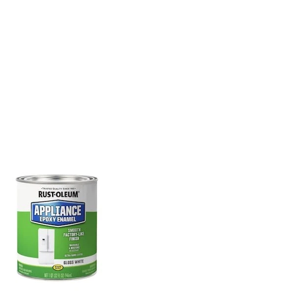 Rust-Oleum 241168 Paint, Appliance Epoxy, White, 1 Qt. - Image 3 of 4