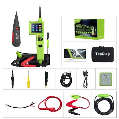 TopDiag P200 PRO 9V-48V Car Circuit Tester Can Tester Fuel Injector Analyzer