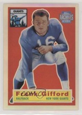 2001 Topps Archives Reserve Frank Gifford #32 HOF 5wg