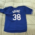 Eric Gagne Los Angeles Dodgers #38 Signed Baseball Jersey, JSA Authenticated