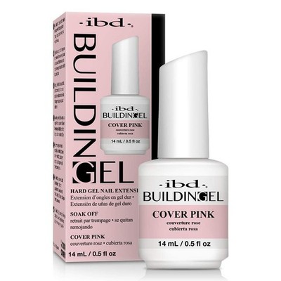 IBD Building Gel, Hard Gel Nail Extension, 0.5 Ounce (Pack of 1), Cover Pink 