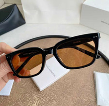 Gentle Monster Breezebe 01 BR Sunglasses Black/Brown With Case New