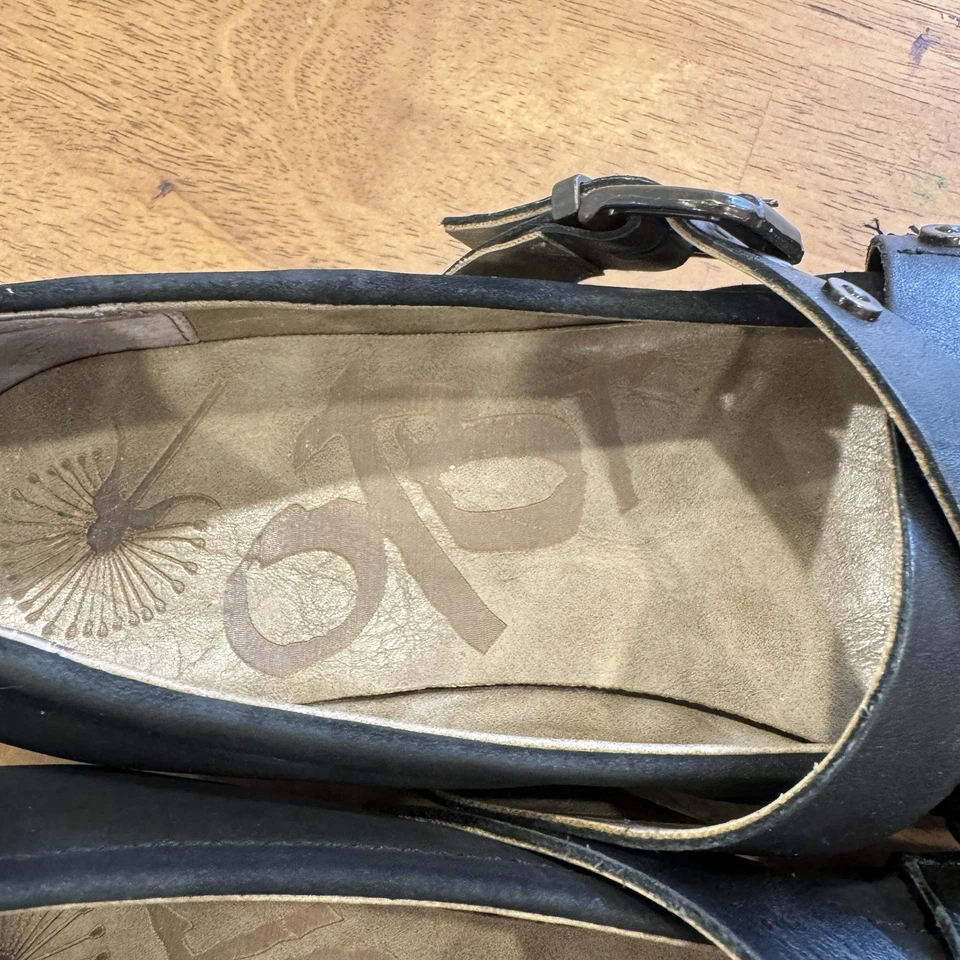 OTBT Park Hills Negro Ballet Hebilla Pisos Mujer 8M Informal Confort Gótico Punk Y2K Foto 4 de 4