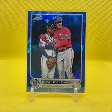 2022 Topps Chrome Sapphire Veteran Combos Juan Soto Ozzie Albies #US310