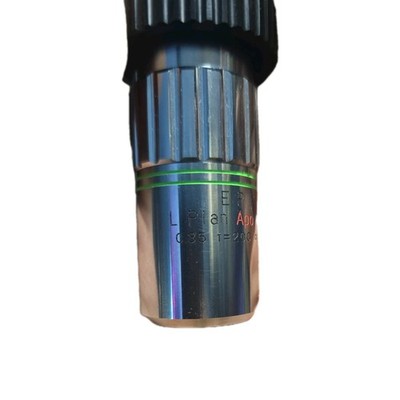 OLYMPUS EPI L PLAN APO 10X 0.35 F 200 Microscope Objective lens &  X,Y, Z stage.