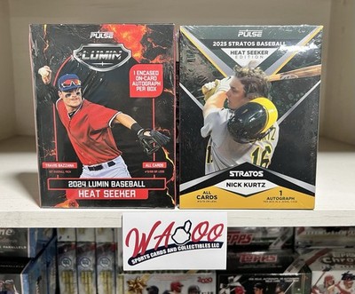 2024 Pulse Lumin Baseball Sealed Box + 2025 Stratos Heat Seekers Sealed Box MLB