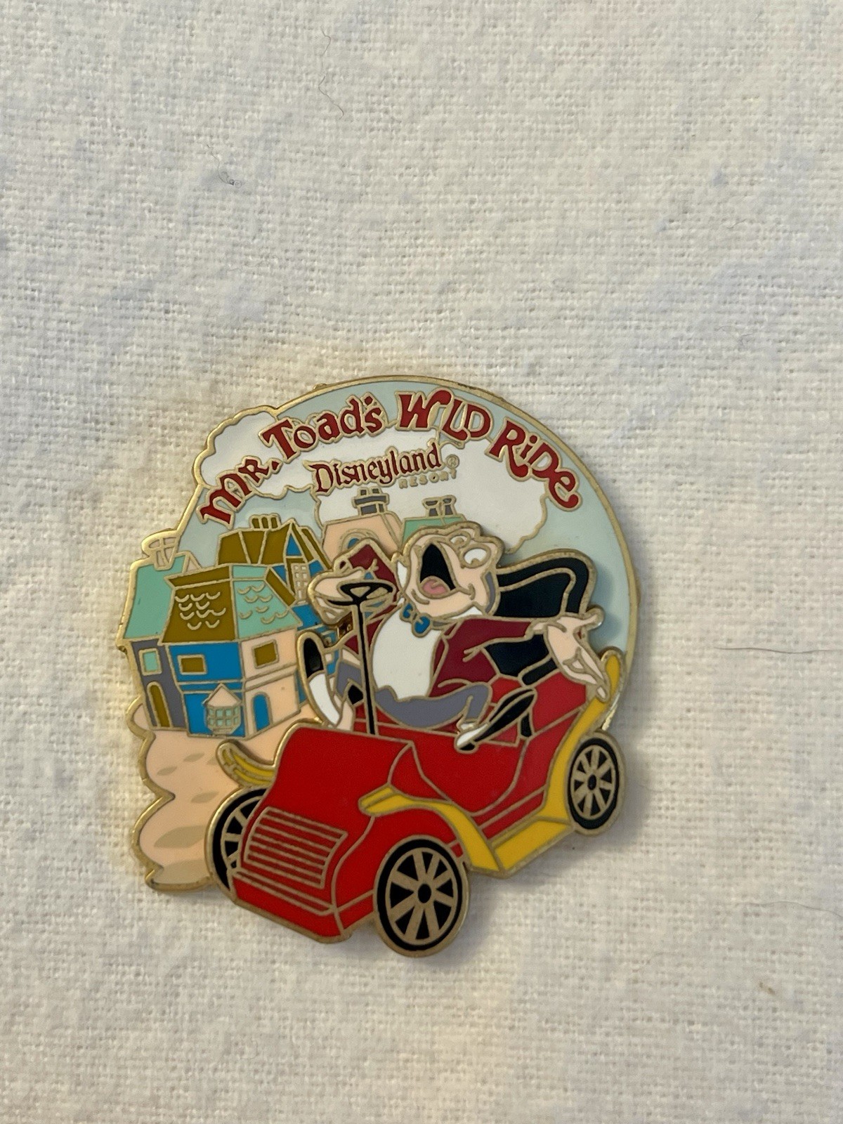 Disney Mr. Toad's Wild Ride Disneyland Resort Pin 2011 Mr. Toad Car DLR Pin
