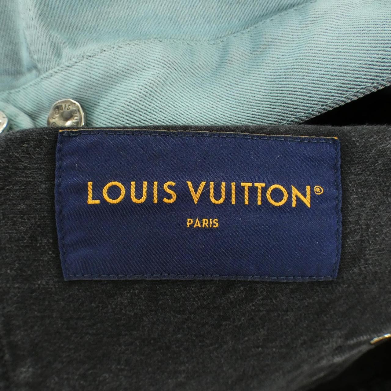 Authentic Louis Vuitton Embroidered Denim Blouson HQA15WTZ0 Denim Jacket #23... image 6