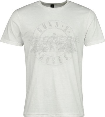Guns N' Roses T-Shirt Herren Watercolour Bullet weiß Band-Merch, Bands