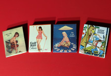  Vintage FULL UNSTRUCK Matches/ Matchbooks Pinup Girl Art/ Hillbilly/ Girly Lot