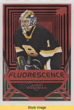 2021-22 Upper Deck Series 2 Fluorescence Red Jeremy Swayman #FL-28 READ 01ks