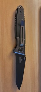 UZI Black G-10 8Cr14 Stainless Tanto Linerlock Knife Discontinued