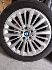 Produktbild - 4xR17 Felgen mit Reifendrucksensoren in sehr gutem Zustand für BMW.