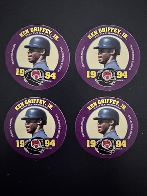 1994 King B Meat Snacks #6 KEN GRIFFEY JR Lot of 4 MLB HOF Seattle Mariners 0862
