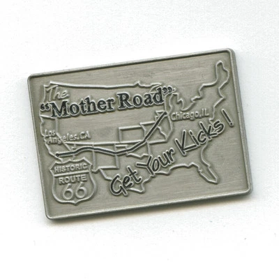 HEGIBAER Historic Route 66 America's Mainstreet Mother Road USA Badge Pin Anstecker 0570