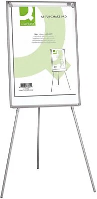 ZIZZOO A1 Flip Chart Pad Paper Pad 40 Sheets Plain With Holes For Stand