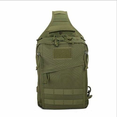 Outdoor Backpack Tactical Sling Chest Bag Shoulder Travel Camping Hiking Satchel - Picture 15 of 16