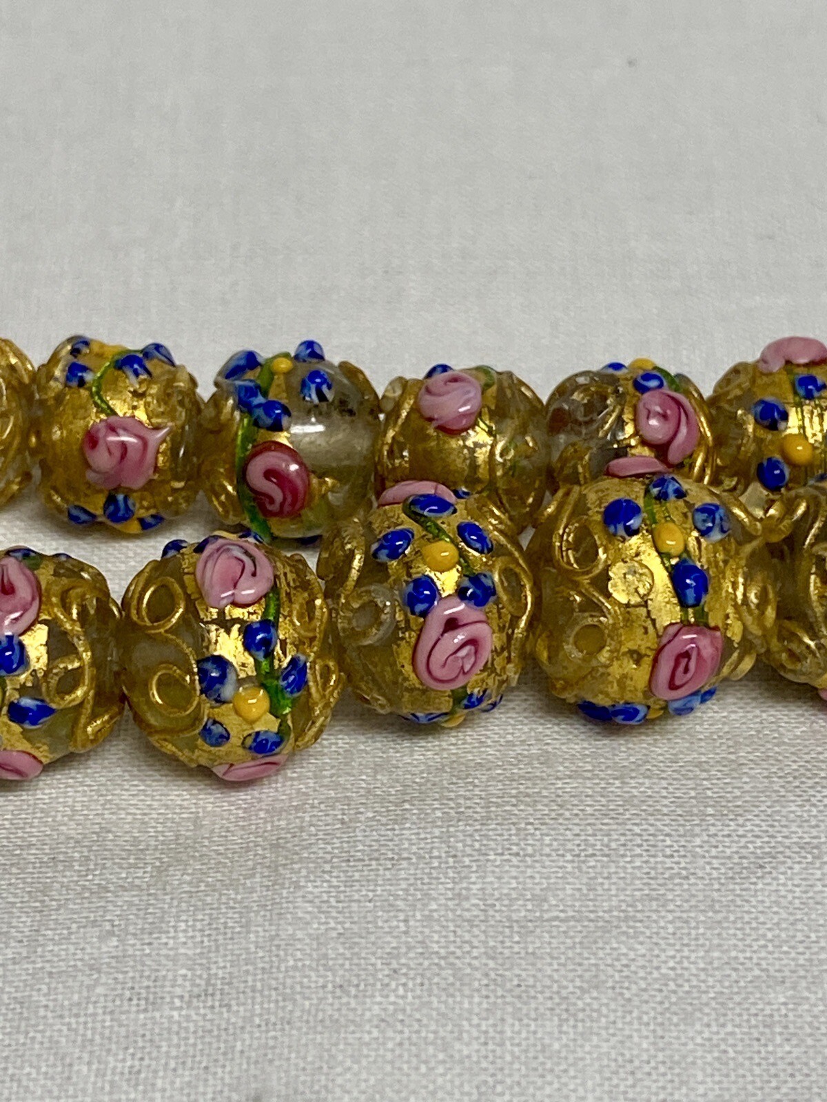 Lot of 50+ Vintage Glass Beads eBay