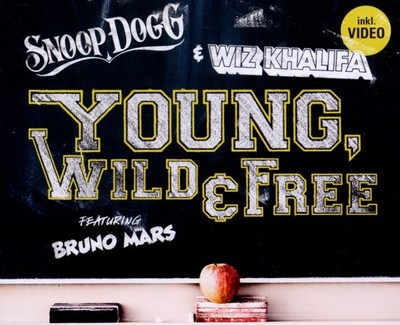 SNOOP DOGG & WIZ KHALIFA FEAT. BRUNO MARS ''YOUNG,WILD & FREE'' SINGLE CD NEU