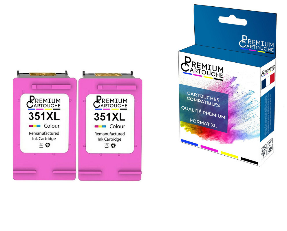 Cartouche HP 351CLXL couleur pour imprimer les albums photos de famille et dossiers scolaires