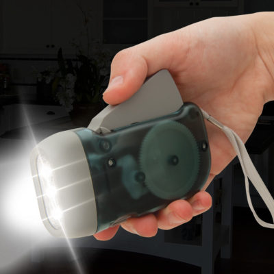 Trailblazer 3-LED Dynamo Hand Crank Flashlight Emergency Camping Torch Charge