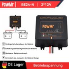 PowMr 2×12V Batteries Balancer Equalizer Tandem Solar System Battery Equalizer