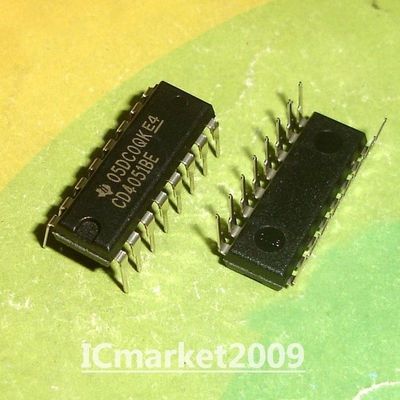 10pcs CD4051BE CMOS Multiplexer/Demultiplexer IC – DIP16 DIP-16 – US Stock