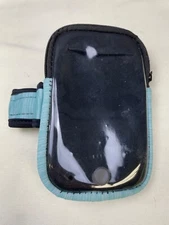Cell Phone Case Armband Holder with Storage Light Blue SKU 6539