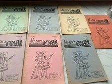 Magical Digest by Oscar Oswald 9 issues Oct 1950 nov - dec 1950 jan 1951 to may