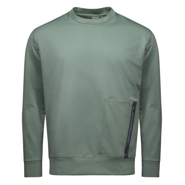 Средний слой с круглым вырезом и перекрестной шнуровкой Herren Laurel Green