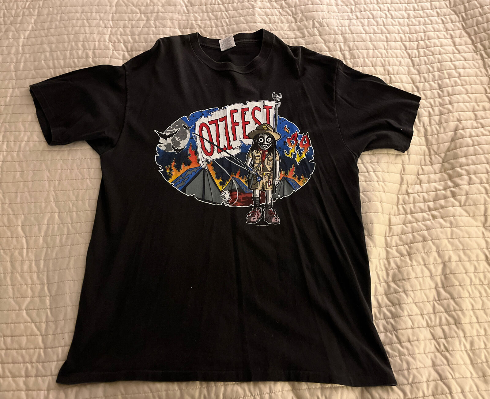 OZZFEST 1999 VINTAGE concert tour t-shirt XL Ozzy… - image 1