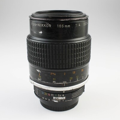 Nikon 105mm f4 Micro-Nikkor Lens for Nikon AI | eBay