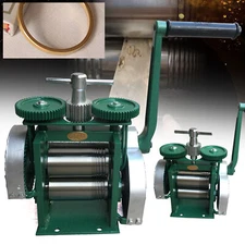 Manual Combination Rolling Mill Machine Jewelry Press Making (Flake &Round Wire)
