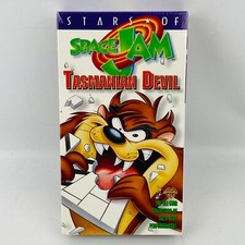 Stars of Space Jam Tasmanian Devil Cartoons VHS Tape 1996 Warner Bros