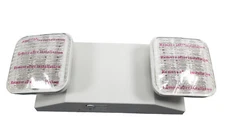 LED Emergency Lighting Fixture, White Housing, UL Listed, Damp Location, BLEDR1