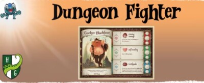 Dungeon Fighter Board Game Dice Tower Kickstarter Tucker Blackfoot Promo Card
