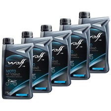 Olio motore Wolf MOTO 4T 29133 SAE 10W-40 5X1 litro per Aprilia Honda Kymco Yamaha